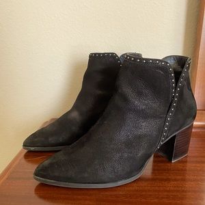 Sole Society Leather Booties - stud detailing